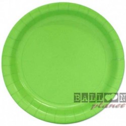 16 Piatti Tondi Carta Verde Lime 23 cm