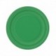 20 Piatti Tondi Carta Verde Smeraldo 18 cm