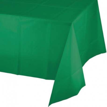 Tovaglia Plastica Verde Smeraldo 137x274 cm
