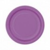 20 Piatti Tondi Carta Viola Chiaro 18 cm