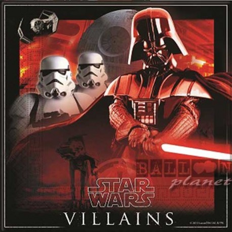 20 Tovaglioli Carta Star Wars 33x33 cm