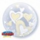 Pallone Deco Bubble Heart 60 cm