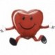 Pallone A. W. Cuore Rosso 60 cm