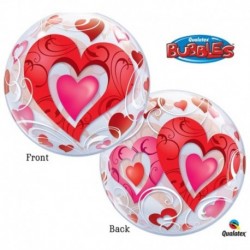 Pallone Bubble Heart 60 cm