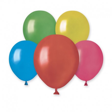 Palloncini Metallic Colori Assortiti 12 cm