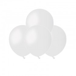 Palloncini Metallic Argento 12 cm