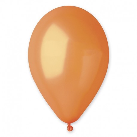 Palloncini Metallic Arancione 25 cm