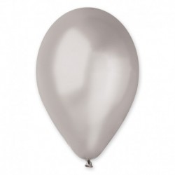 Palloncini Metallic Argento 25 cm