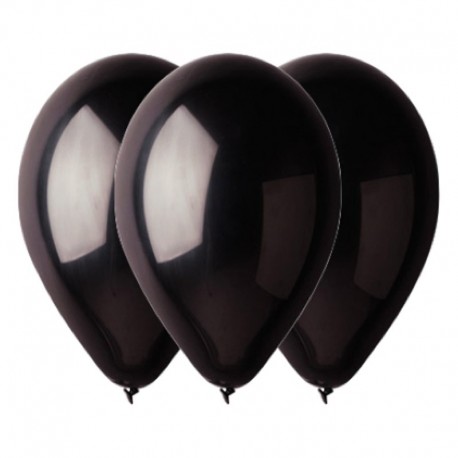 Palloncini Pastel Nero 35 cm