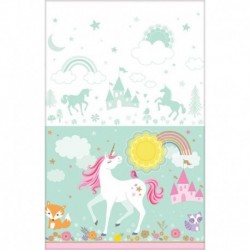Tovaglia Plastica Unicorno 137x259 cm