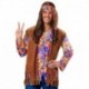 Gilet Hippie Marrone