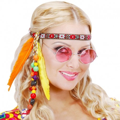 Fascia Hippie Perline Piume