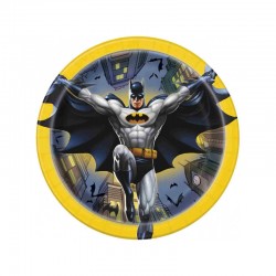 8 Piatti Tondi Carta Batman 20 cm