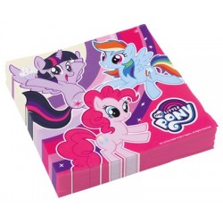 20 Tovaglioli Carta Little Pony 33x33 cm