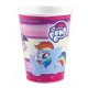 8 Bicchieri Carta Little Pony 266 ml