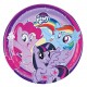 8 Piatti Tondi Carta Little Pony 23 cm