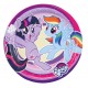 8 Piatti Tondi Carta Little Pony 18 cm