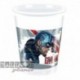 8 Bicchieri Plastica Avengers 200 ml