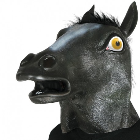 Maschera Lattice Cavallo Nero