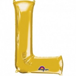 Pallone Lettera L Oro 90 cm