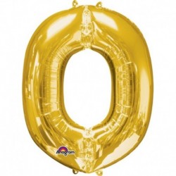 Pallone Lettera O Oro 90 cm