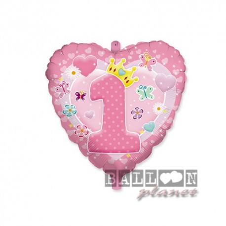 Pallone 1° Compleanno 45 cm