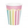 8 Bicchieri Carta Carousel 266 ml