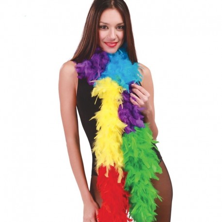 Boa 40 g Piume Multicolor 180 cm