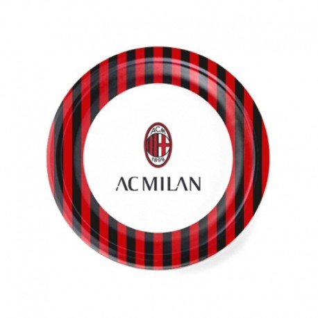 8 Piatti Tondi Carta Milan 18 cm
