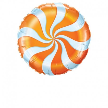 Pallone Caramella Arancio 45 cm