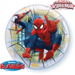 Pallone Bubble Spiderman 55 cm