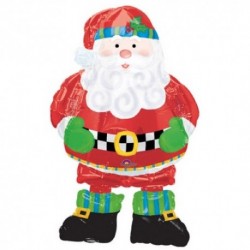 Pallone A. W. Babbo Natale 120 cm