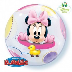 Pallone Bubble Baby Minnie 55 cm