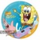 10 Piatti Tondi Carta SpongeBob 23 cm