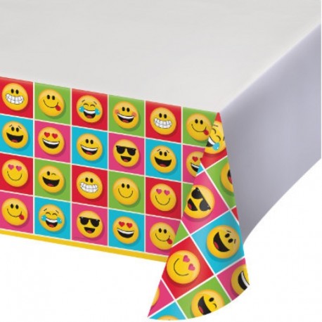 Tovaglia Plastica Emoji 137x264 cm