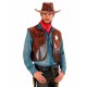 Gilet Cowboy Marrone