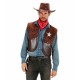 Gilet Cowboy Marrone