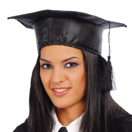Cappello Laureato Nero Lucido