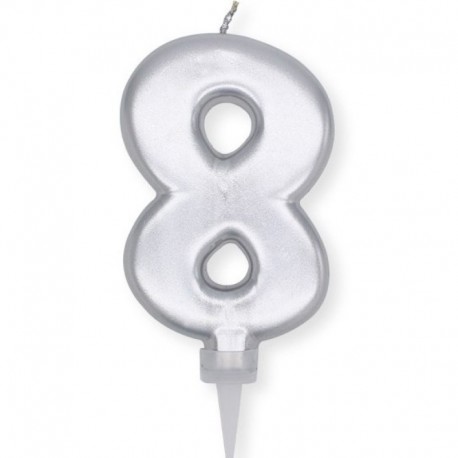 Candela Plump Argento Numero 8