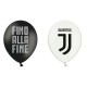 12 Palloncini Lattice Juve 30 cm