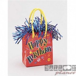 Pesetto Bag Happy Birthday 14x7 cm