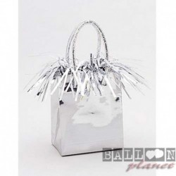 Pesetto Bag Argento 14x7 cm