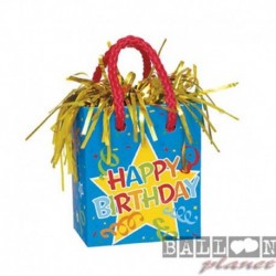 Pesetto Bag Happy Birthday 14x7 cm