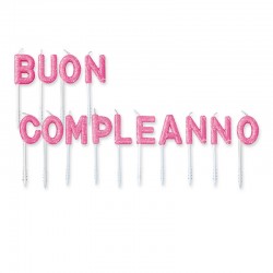 Set Candele Buon Compleanno