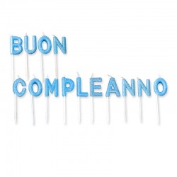 Set Candele Buon Compleanno