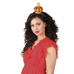 Cerchietto Coroncina Regina Rosso