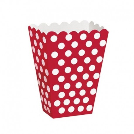 8 Contenitori Popcorn 12x8 cm