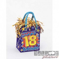 Pesetto Bag 18 Happy Birthday 14x7 cm