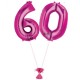 Composizione 60 Anni Fucsia