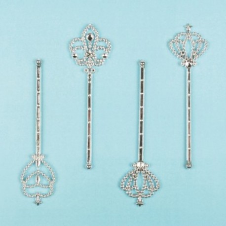 8 Mini Bacchette Magiche 10 cm